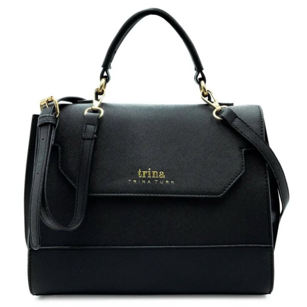 Trina Turk Black Satchel Bag